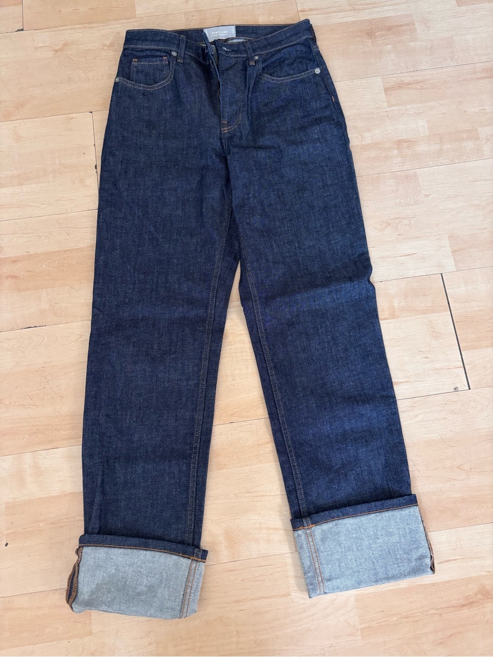 Everlane the high rise Straight jeans size 27
